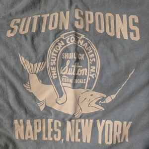 Sutton Spoons Vintage light blue medium tee Naples NY